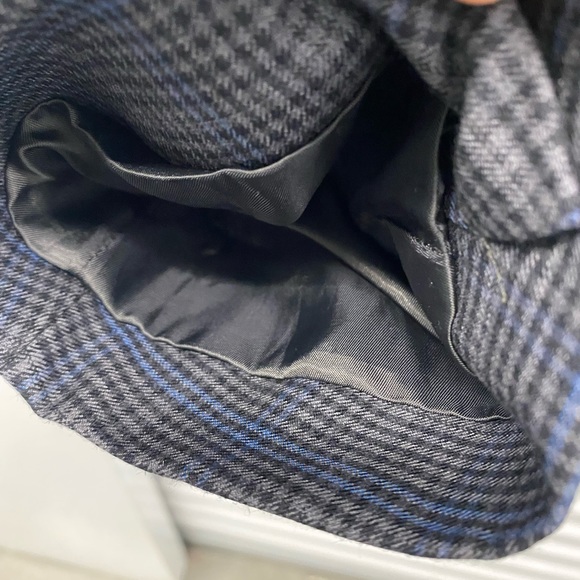 Peter Millar Plaid Blue Grey Wool Blazer Men Retail 1200.00 - Picture 4 of 7